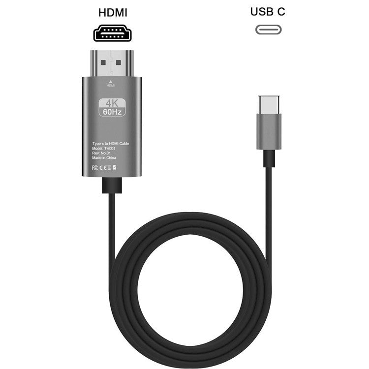 HDMI Cable Mobile HD Projection Screen Data Cable Type-c To
