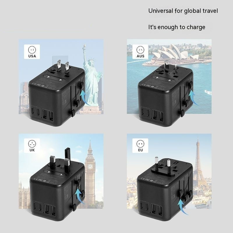 Adapter 65W Charger Universal Travel Plug Converter