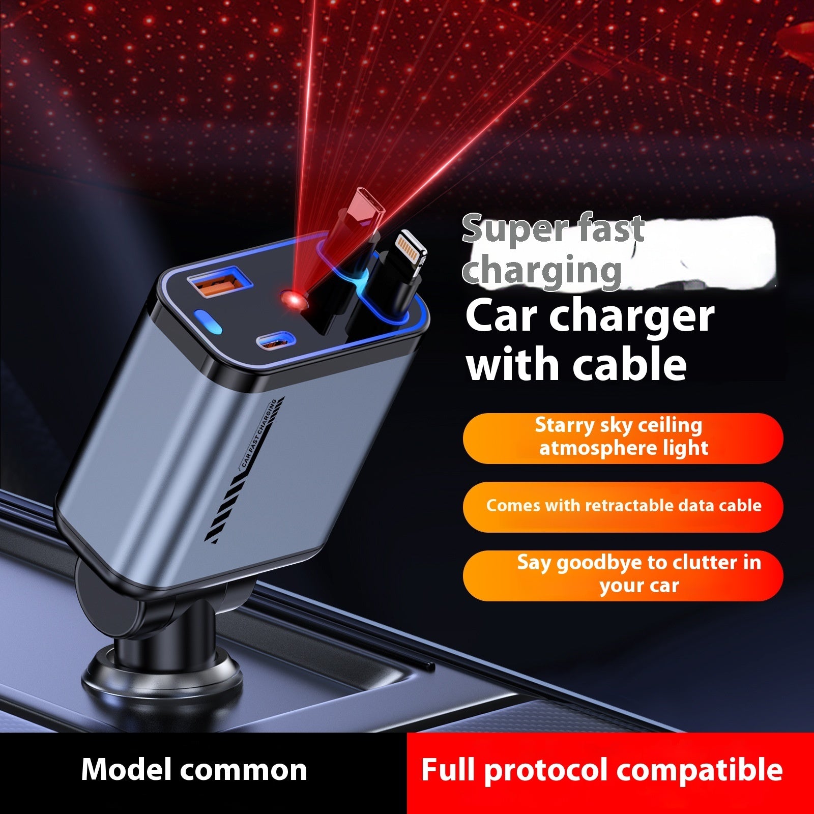 USB-C Charger 120W Super Fast Charge Star Charger