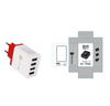 USB Charger 3.0 4 Phone Adapter Wall Mobile Charger Fast Charger