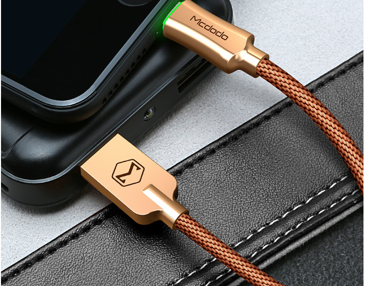 Apple cable Fast Charging intelligent Power-off Aluminum