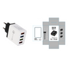 USB Charger 3.0 4 Phone Adapter Wall Mobile Charger Fast Charger