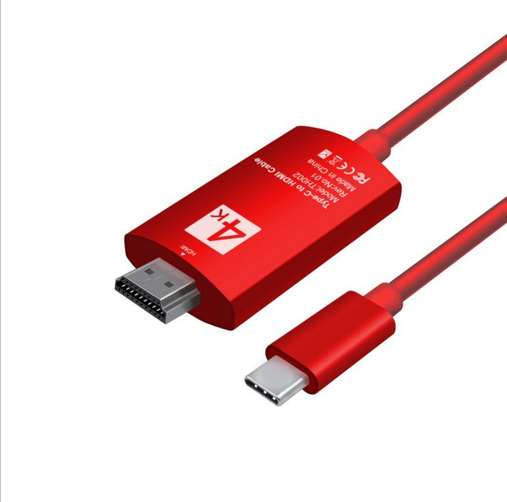 HDMI Cable Mobile HD Projection Screen Data Cable Type-c To