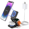 Wireless Charger 3 in 1 Magnetic Suction