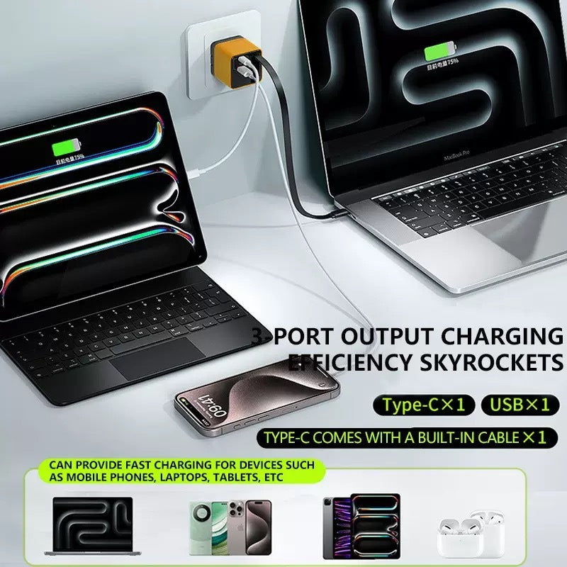 Charger For Phone Fast Charge Heads Gallium Nitride