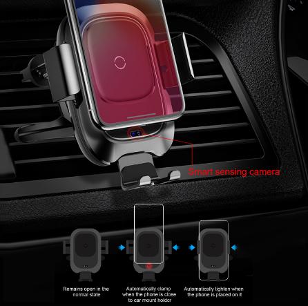 Car Phone holder wireless charging