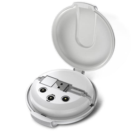 3-in-1 Retractable Magnetic Charger - Ivory - Mobile Tech Hub