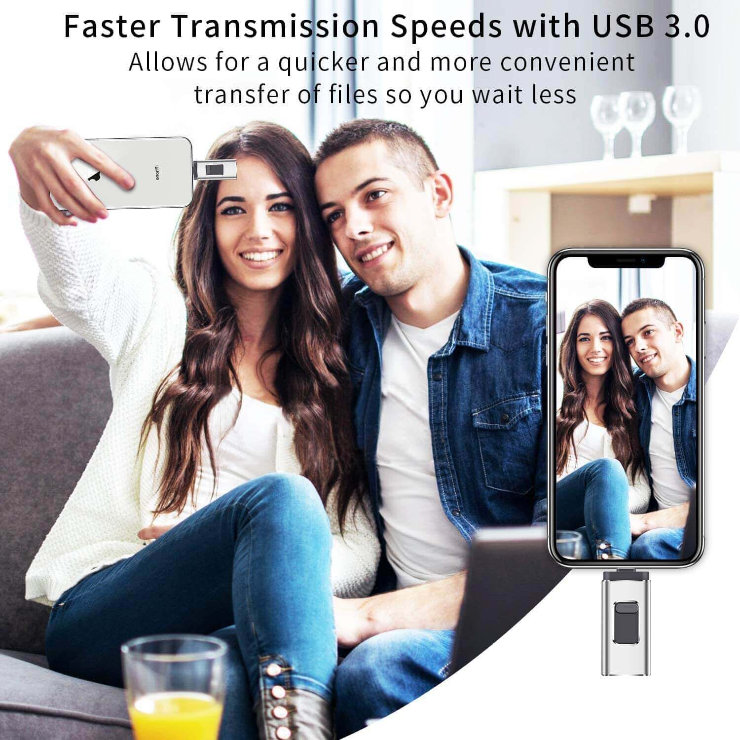 iFlash USB Drive for iPhone, iPad & Android