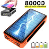 PowerBank Solar Charger Wireless 80000 mAh