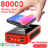 PowerBank Solar Charger Wireless 80000 mAh
