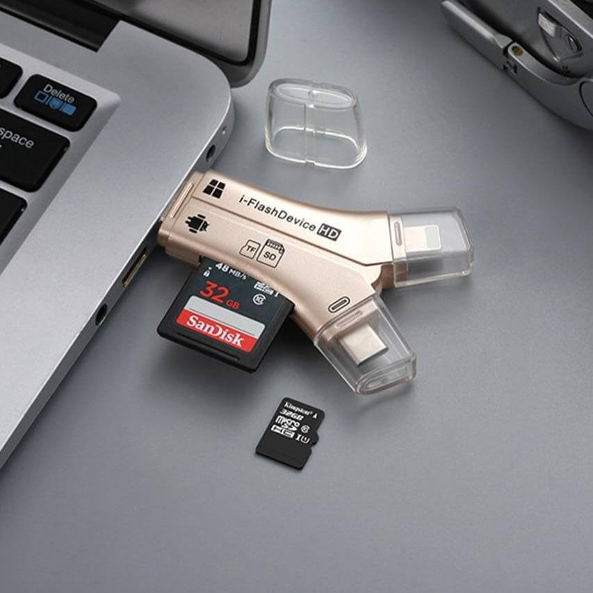SD Memory Card  4-in-1 Media Transfer