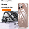 Phone Case Metal Bracket Protective Sleeve Airbag Drop-resistant Transparent