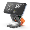 Wireless Charger  Magnetic Mobile Watch Headset Three-in-one Folding