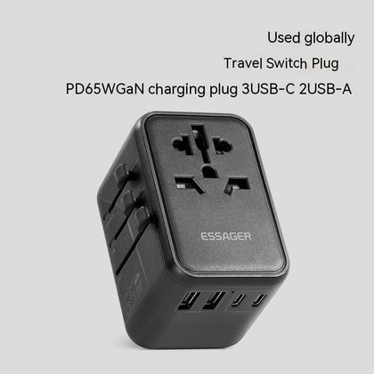 Adapter 65W Charger Universal Travel Plug Converter