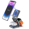 Wireless Charger  Magnetic Mobile Watch Headset Three-in-one Folding