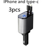 USB Car Charger Cigarette Lighter USB And TYPE-C Adapter