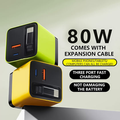 Charger For Phone Fast Charge Heads Gallium Nitride